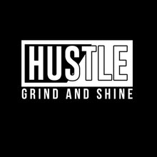 Hustle Grind And Shine - Motivational Themed T-Shirt-Black-S-Custom One Express