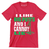 I LIKE BIG PUTTS AND I CANNOT LIE - Golf Themed T-Shirt-Red-S-Custom One Express