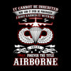 I Own It Forever The Title Airborne - Perfect Gift For Dad, Grandpa, Son, Patriot, Airborne Veteran on Patriot Day, Veteran Day - Veterans Themed T-Shirt-Black-S-Custom One Express