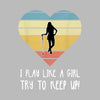 I PLAY LIKE A GIRL TRY TO KEEP UP! - Golf Themed T-Shirt-Black-S-Custom One Express