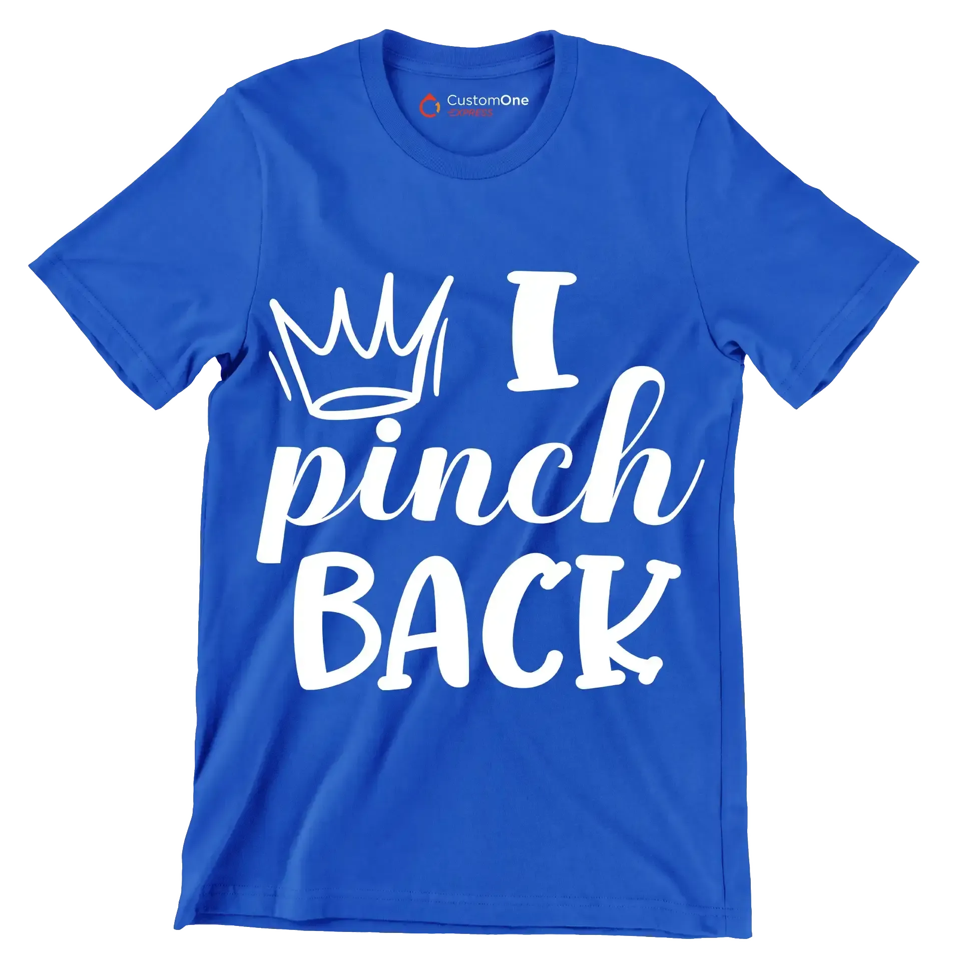 I Pinch Back - St. Patrick's Day T-Shirt-Blue-S-Custom One Express