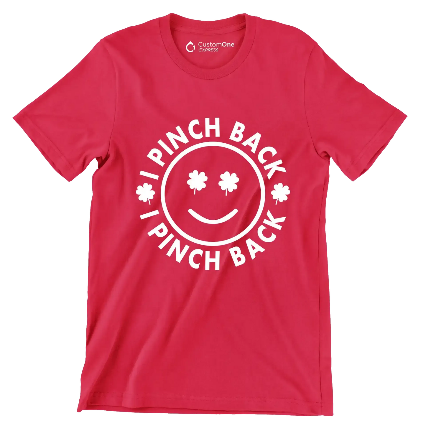 I Pinch Back - St. Patrick's Day T-Shirt-Red-S-Custom One Express