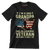 I am A Dad Grandpa And An Airborne Veteran Nothing Scares Me - Veterans Themed T-Shirt-Black-S-Custom One Express