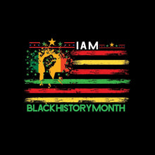 I am black history month - Martin Luther King T-Shirt-Black-S-Custom One Express