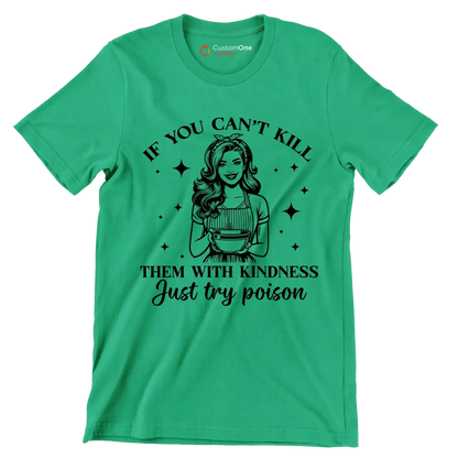 I baked you some shut up the fucupcakes - Retro Themed T-Shirt-Green-S-Custom One Express