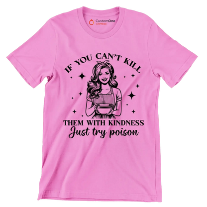 I baked you some shut up the fucupcakes - Retro Themed T-Shirt-Pink-S-Custom One Express