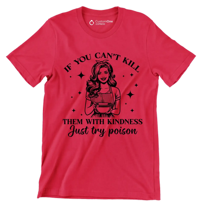 I baked you some shut up the fucupcakes - Retro Themed T-Shirt-Red-S-Custom One Express