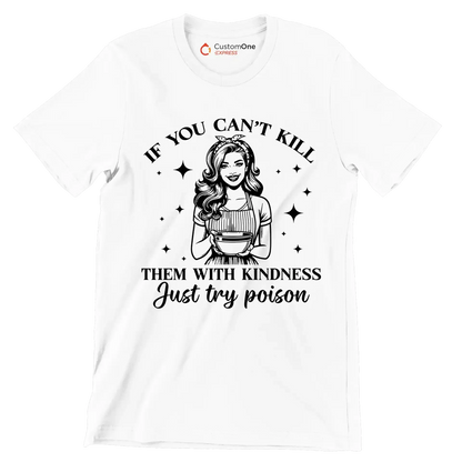 I baked you some shut up the fucupcakes - Retro Themed T-Shirt-White-S-Custom One Express