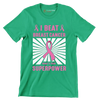 I beat breast cancer what_s your superpower - Breast Cancer Awareness T-Shirt-Green-S-Custom One Express