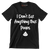 I don't eat anything that poops - Vegan Themed T-Shirt-Black-S-Custom One Express