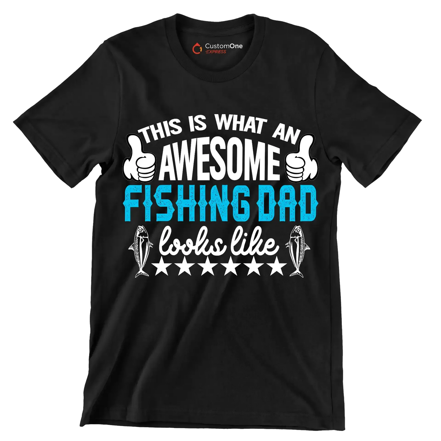 I fish because my wife won't follow me there! - Fishing Themed T-Shirt-Black-S-Custom One Express