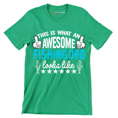 I fish because my wife won't follow me there! - Fishing Themed T-Shirt-Green-S-Custom One Express