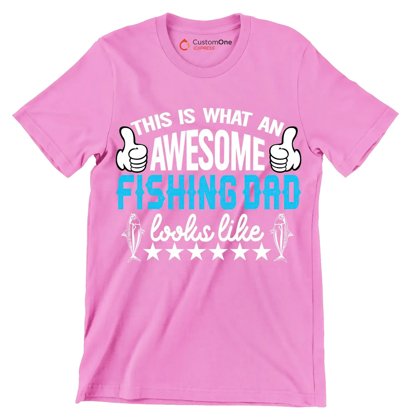 I fish because my wife won't follow me there! - Fishing Themed T-Shirt-Pink-S-Custom One Express