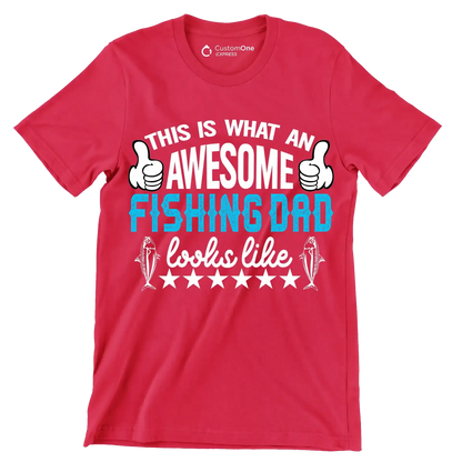 I fish because my wife won't follow me there! - Fishing Themed T-Shirt-Red-S-Custom One Express