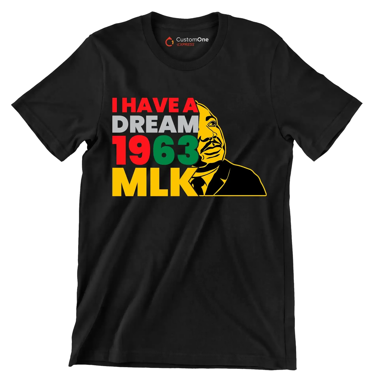 I have a dream 1963 mlk - Martin Luther King T-Shirt-Black-S-Custom One Express