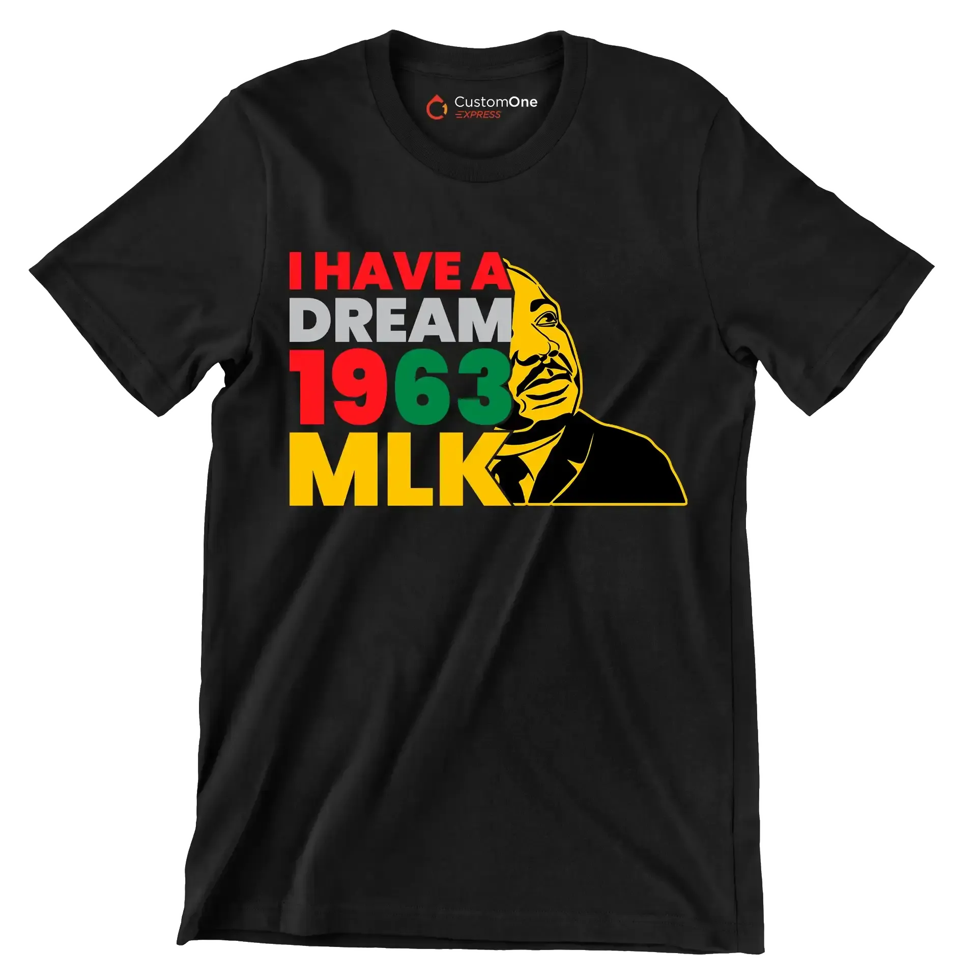 I have a dream 1963 mlk - Martin Luther King T-Shirt-Black-S-Custom One Express