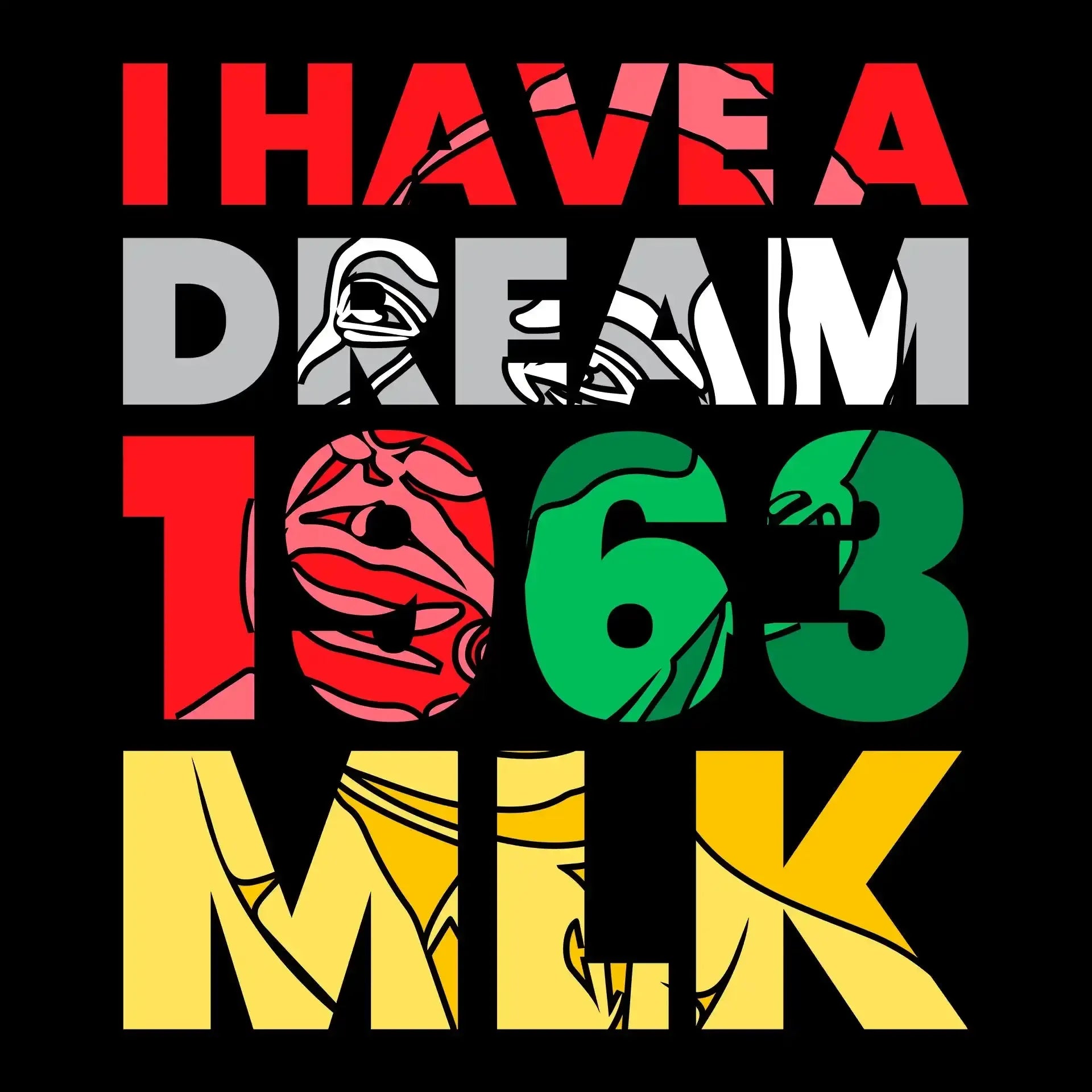 I have a dream 1963 mlk - Martin Luther King T-Shirt-Black-S-Custom One Express