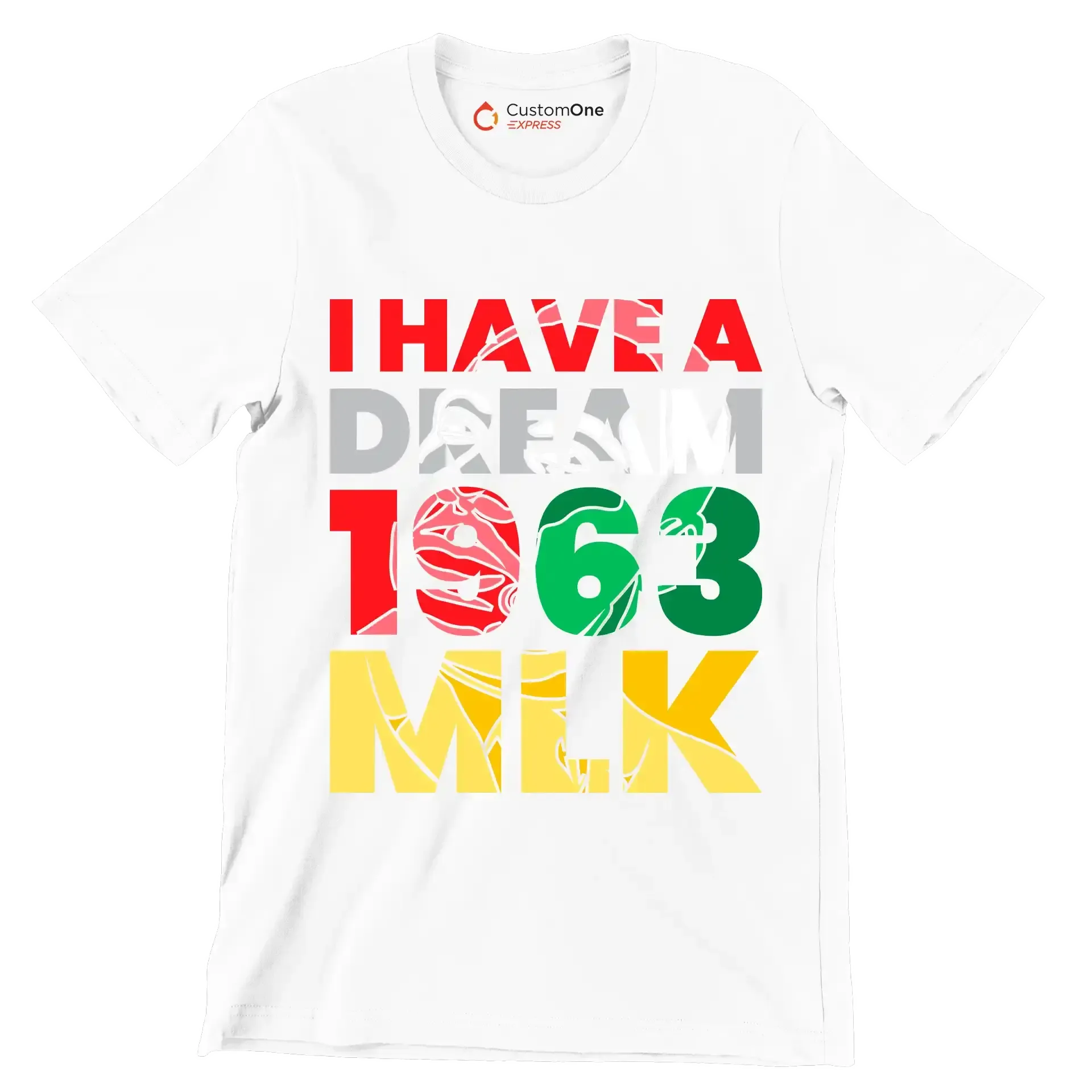 I have a dream 1963 mlk - Martin Luther King T-Shirt-White-S-Custom One Express