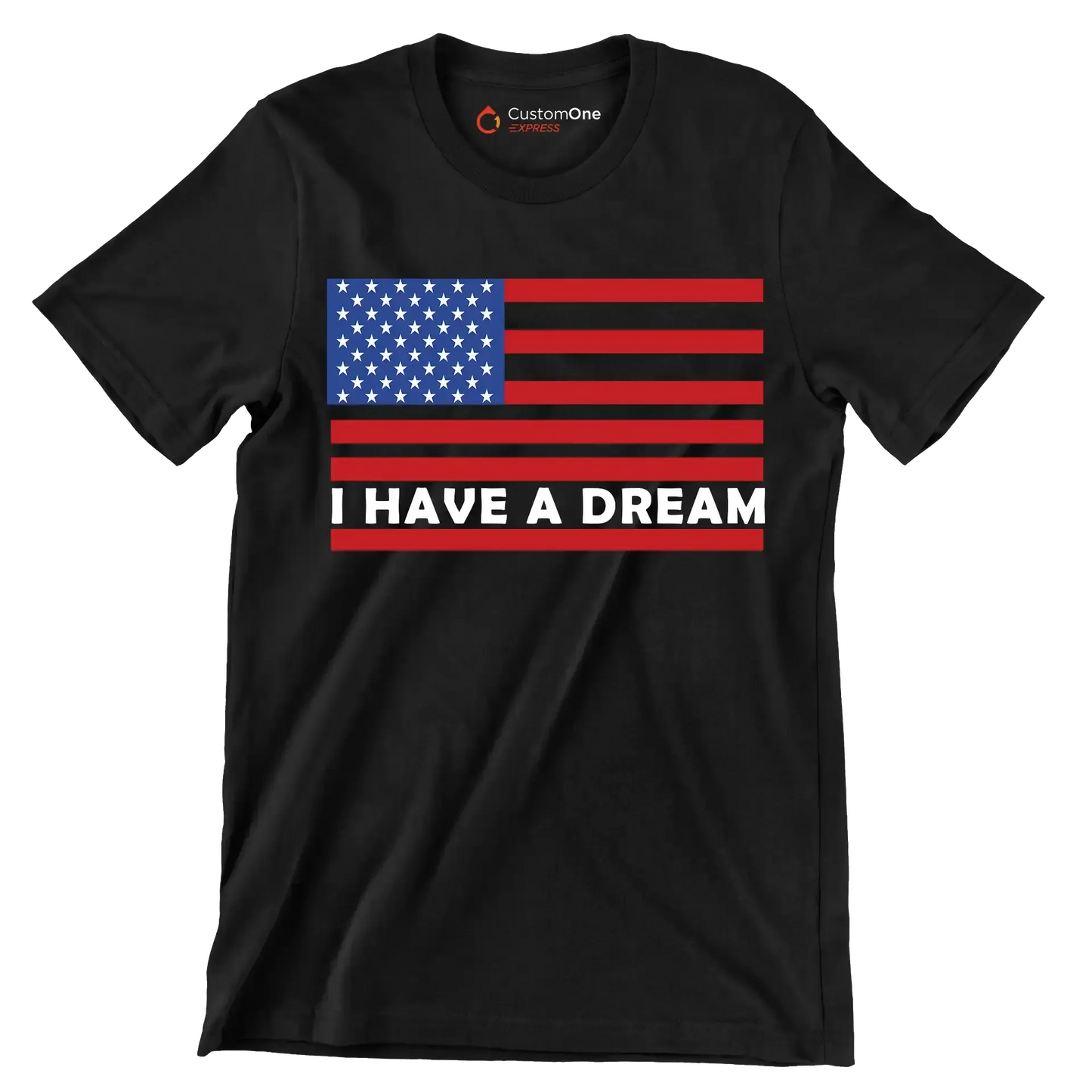 I have a dream - Martin Luther King T-Shirt-Black-S-Custom One Express