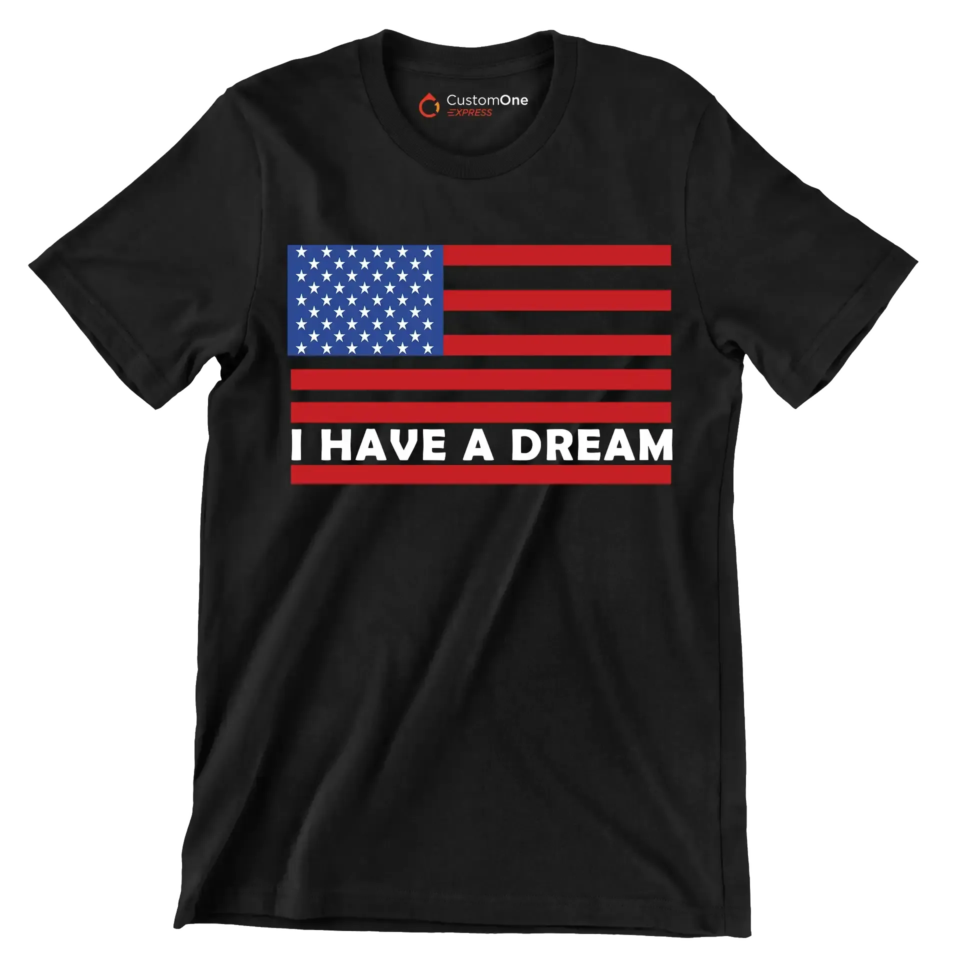 I have a dream - Martin Luther King T-Shirt-Black-S-Custom One Express