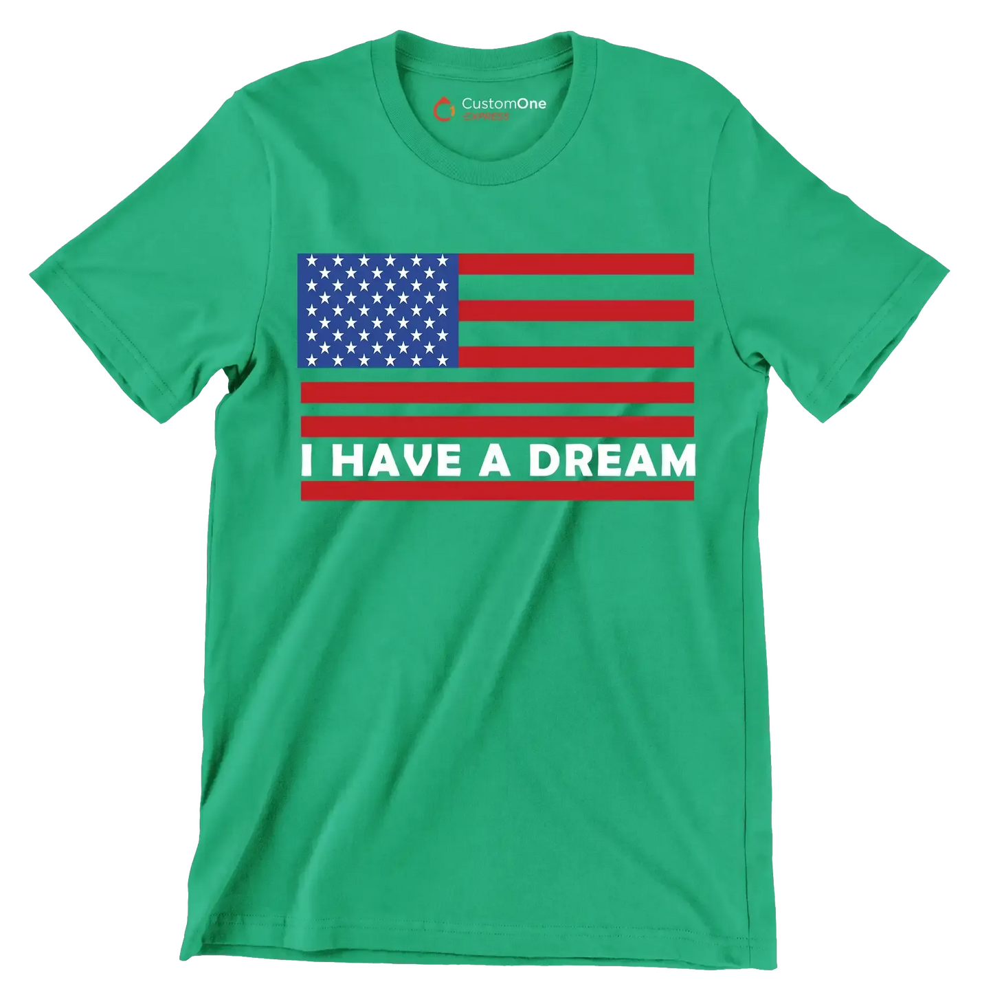 I have a dream - Martin Luther King T-Shirt-Green-S-Custom One Express