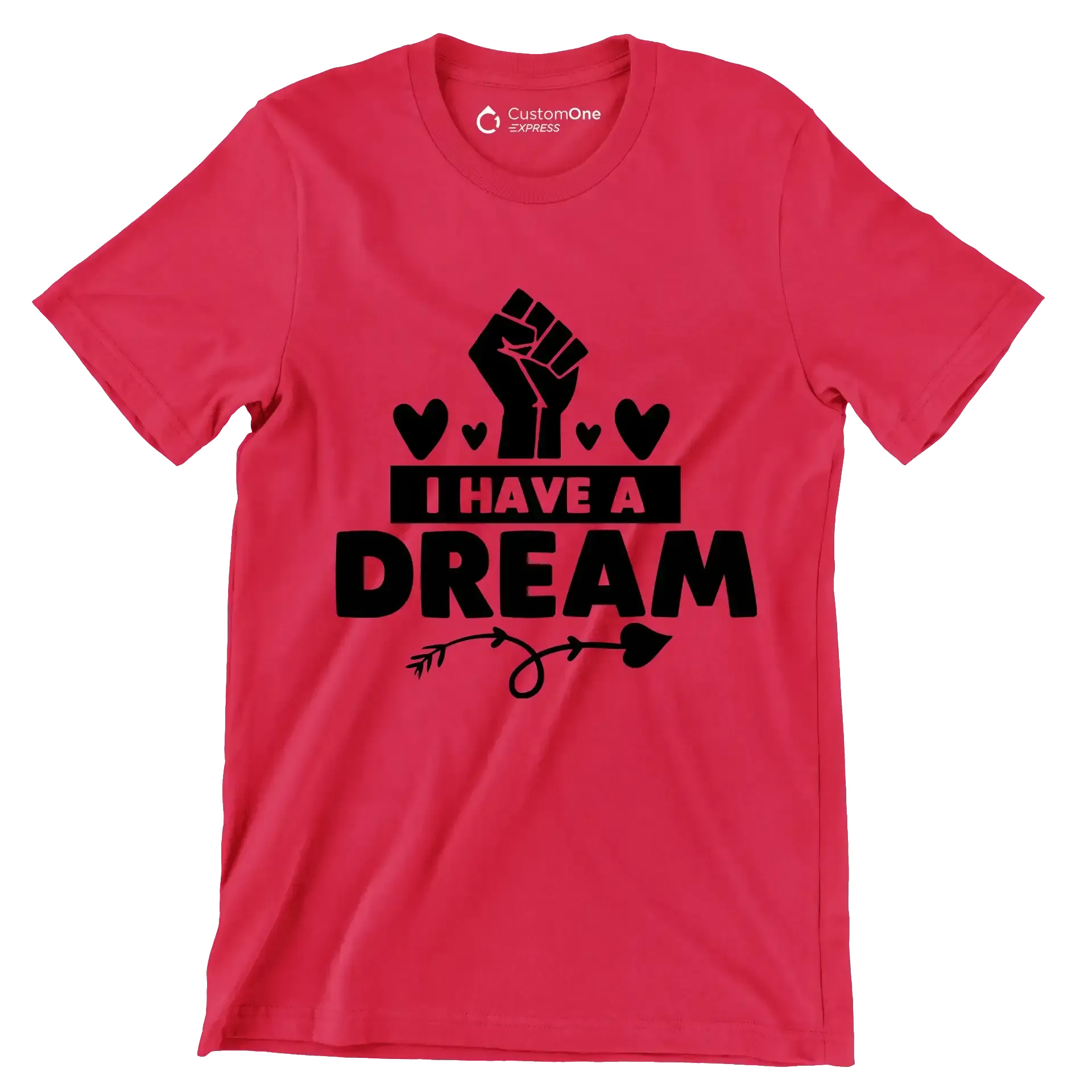 I have a dream - Martin Luther King T-Shirt-Red-S-Custom One Express