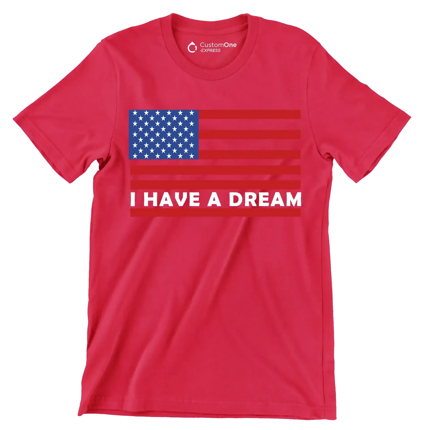 I have a dream - Martin Luther King T-Shirt-Red-S-Custom One Express