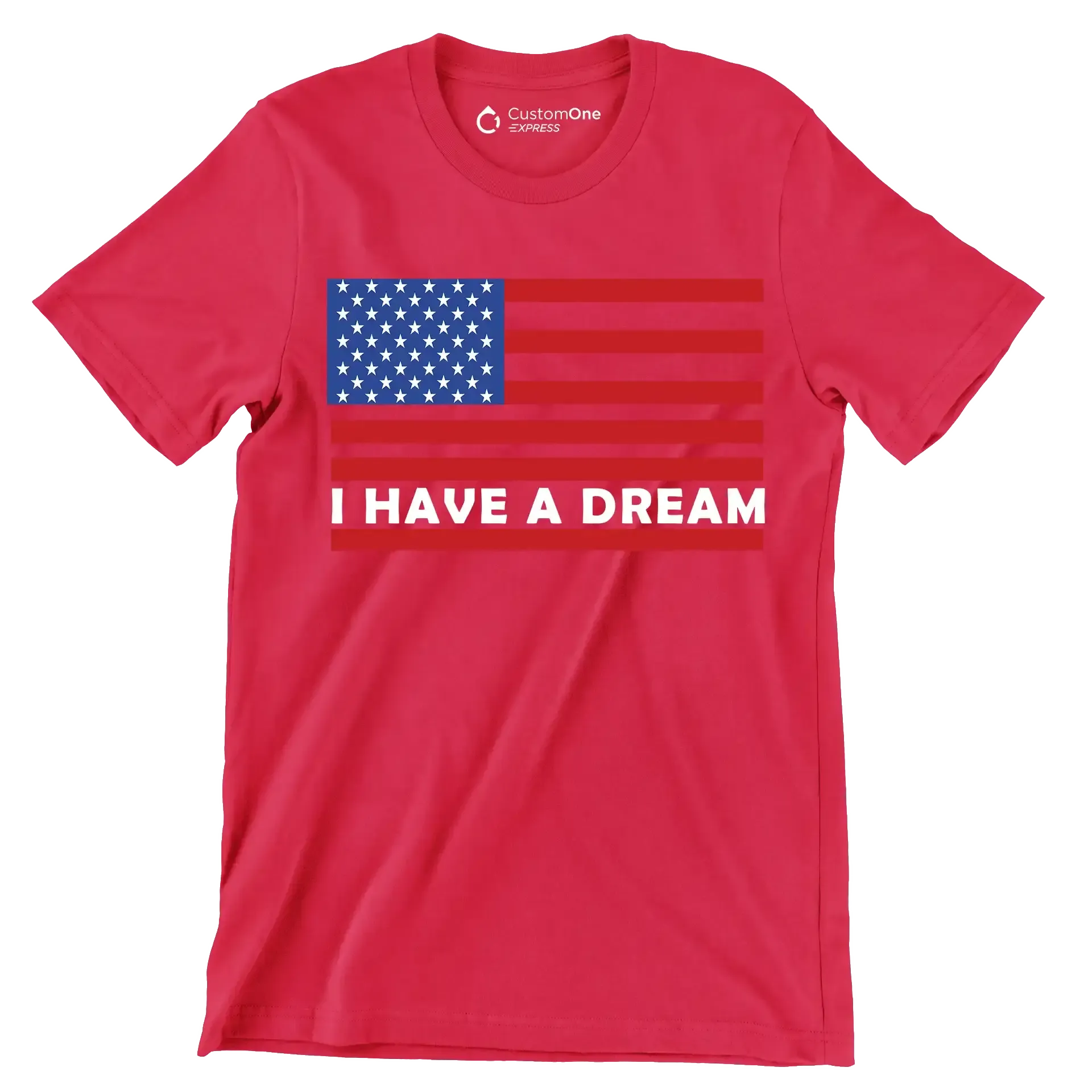 I have a dream - Martin Luther King T-Shirt-Red-S-Custom One Express