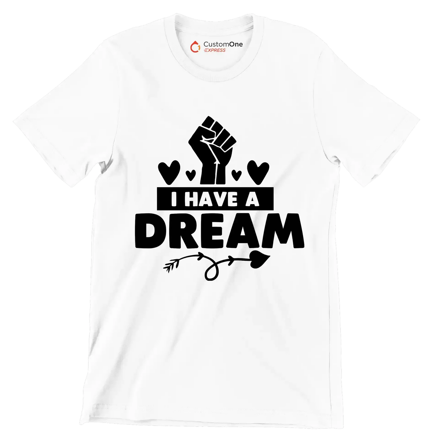 I have a dream - Martin Luther King T-Shirt-White-S-Custom One Express