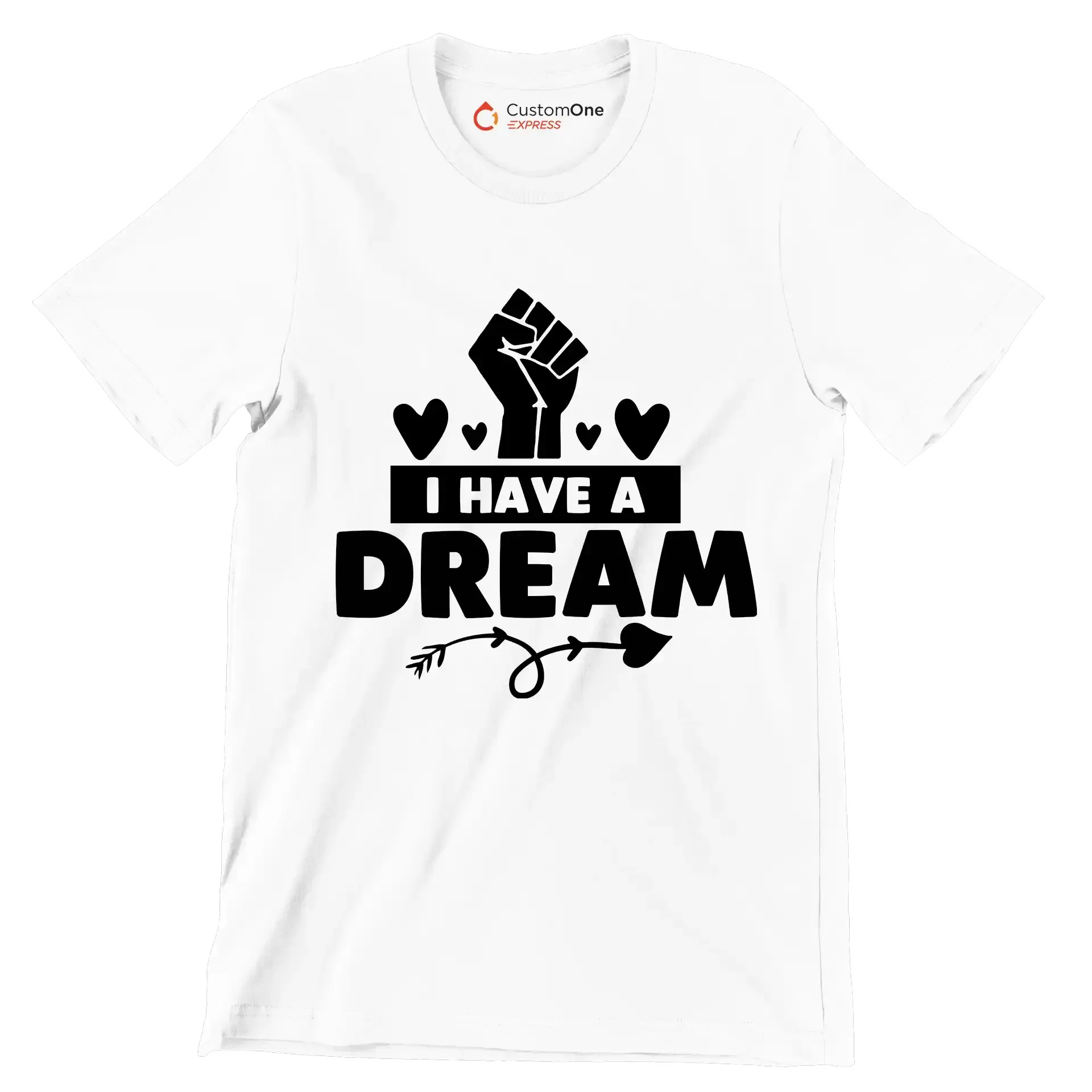 I have a dream - Martin Luther King T-Shirt-White-S-Custom One Express