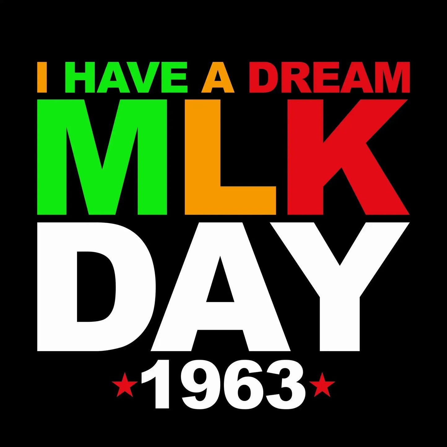 I have a dream mlk day 1963 - Martin Luther King T-Shirt-Black-S-Custom One Express