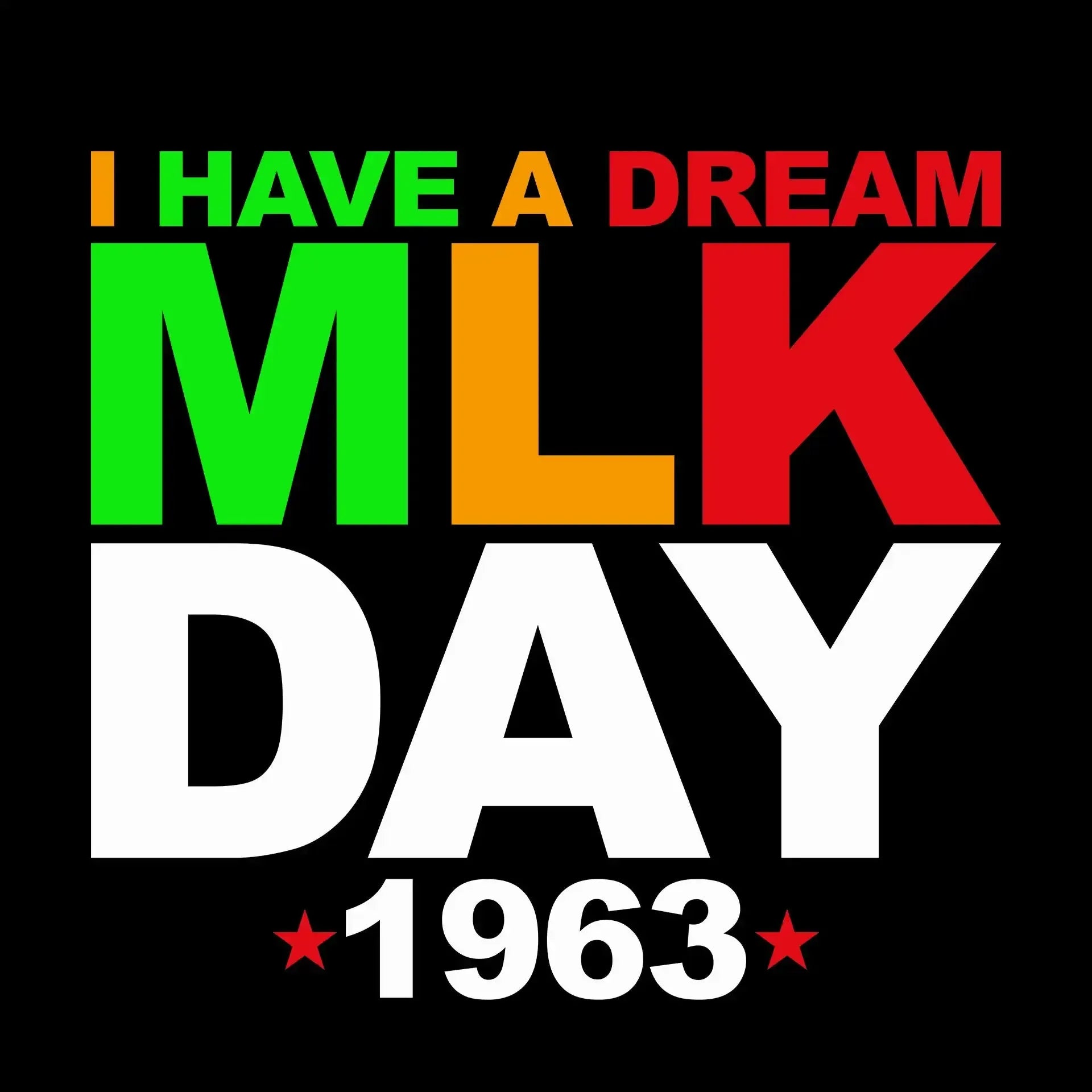 I have a dream mlk day 1963 - Martin Luther King T-Shirt-Black-S-Custom One Express
