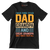 I have three titles dad grandpa and great grandpa and I rock them all - Father’s Day T-Shirt-Black-S-Custom One Express