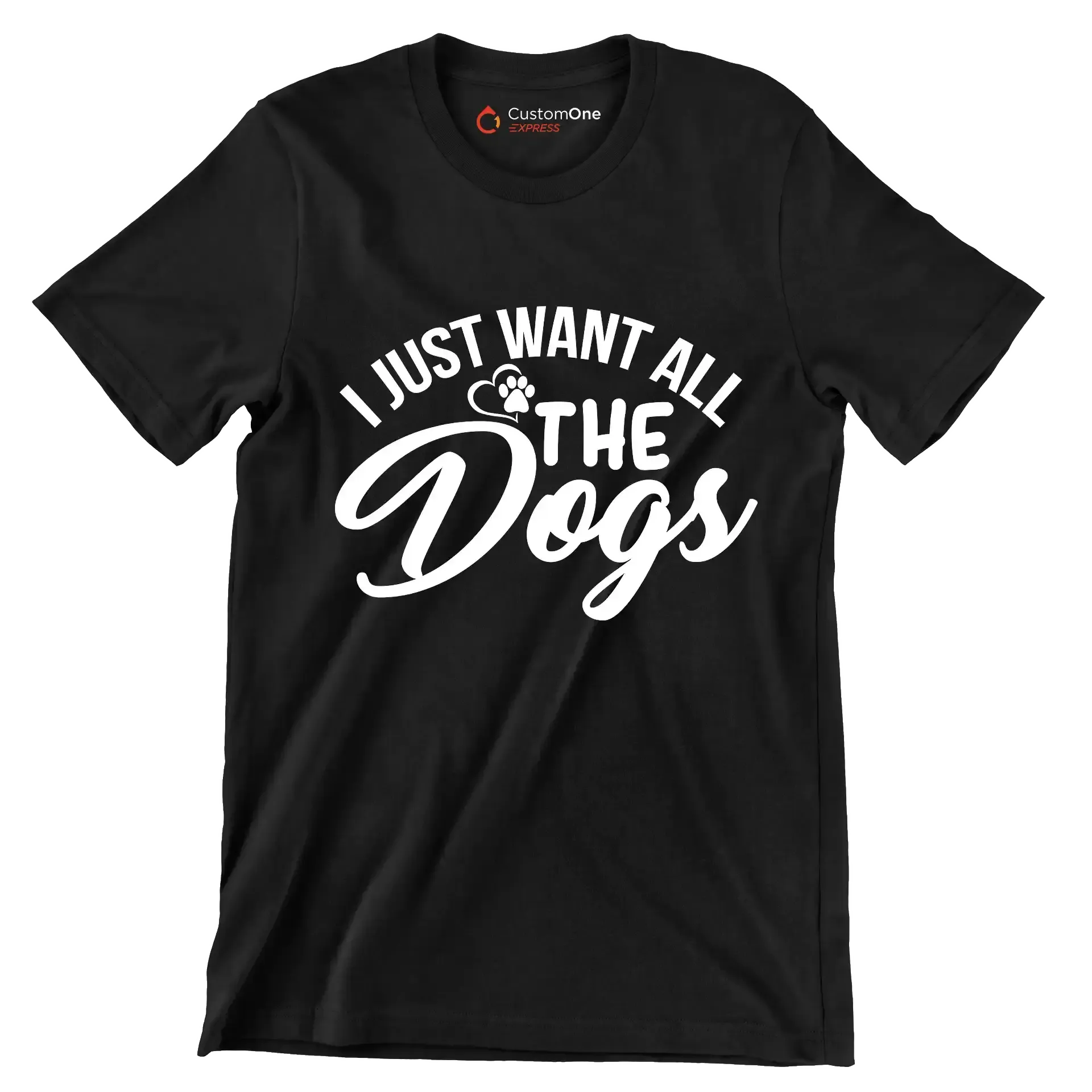 I just want all the dogs - Dog Themed T-Shirt