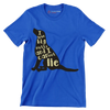 I love big mutts and I cannot lie - Dog Themed T-Shirt-Blue-S-Custom One Express