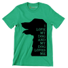 I love my dog and my dog loves me - Dog Themed T-Shirt-Green-S-Custom One Express