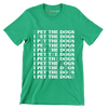 I pet the dogs - Dog Themed T-Shirt-Green-S-Custom One Express