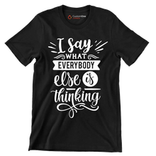 I run on coffee and sarcasm - Sarcasm Themed T-Shirt-Black-S-Custom One Express