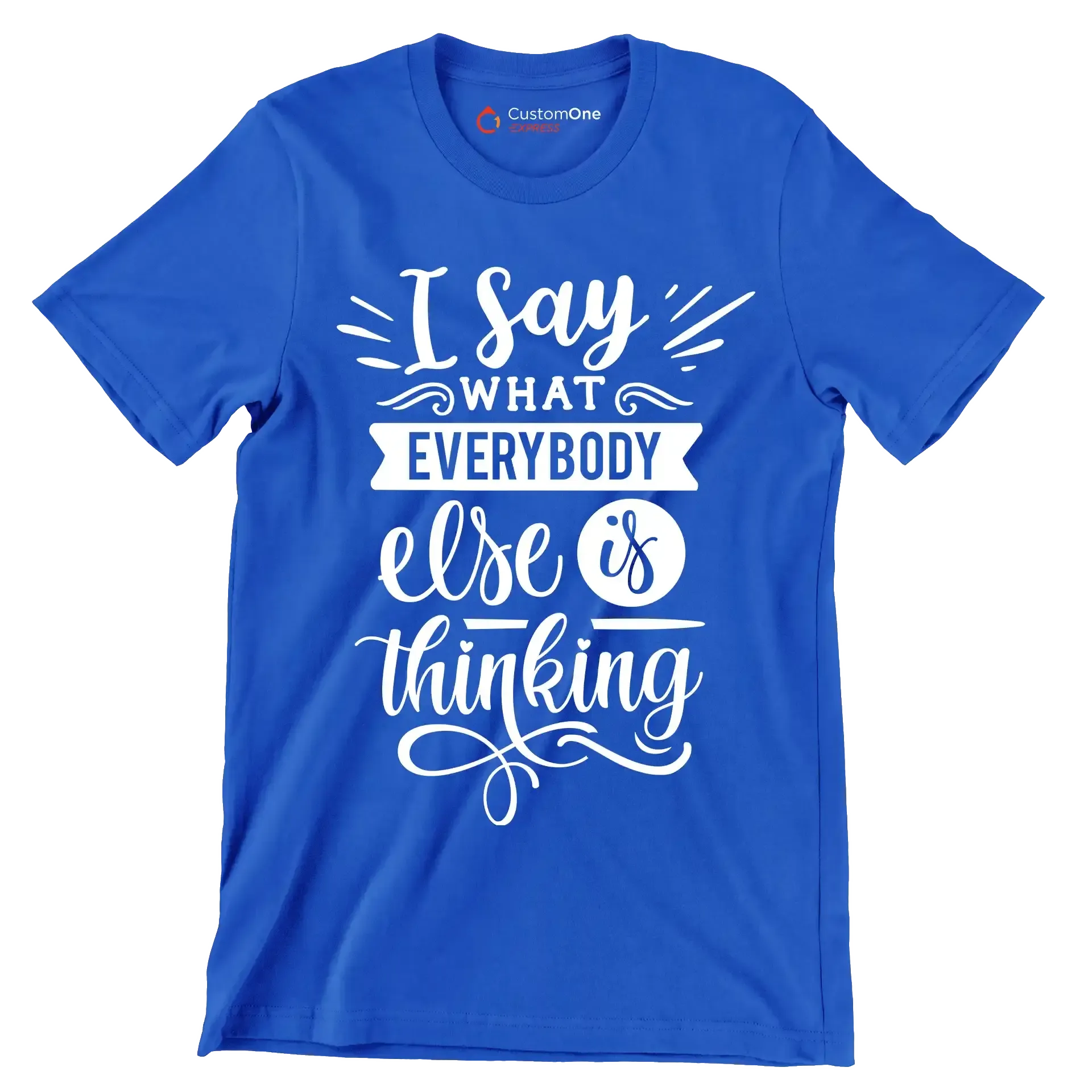 I run on coffee and sarcasm - Sarcasm Themed T-Shirt-Blue-S-Custom One Express
