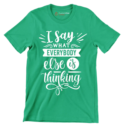 I run on coffee and sarcasm - Sarcasm Themed T-Shirt-Green-S-Custom One Express
