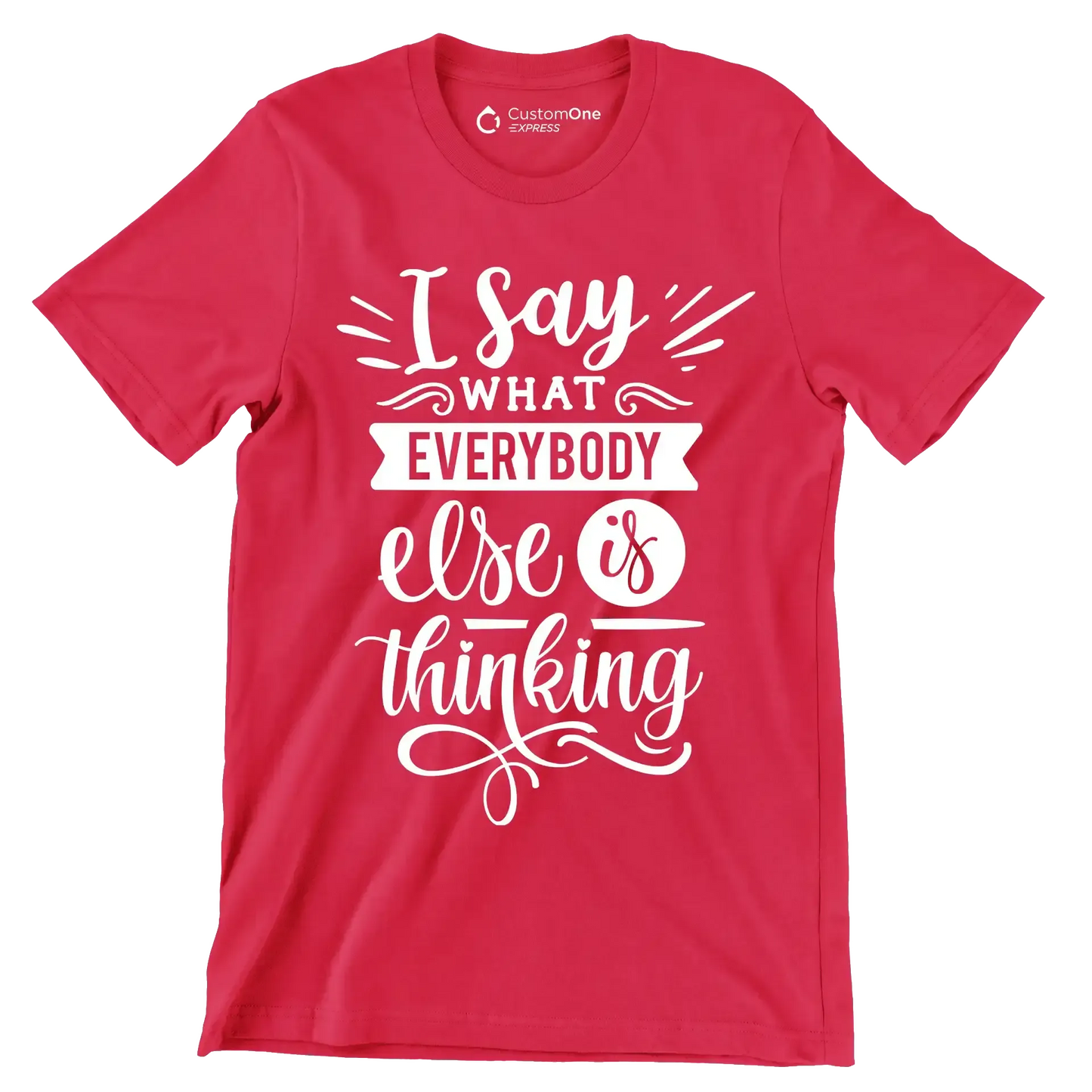 I run on coffee and sarcasm - Sarcasm Themed T-Shirt-Red-S-Custom One Express