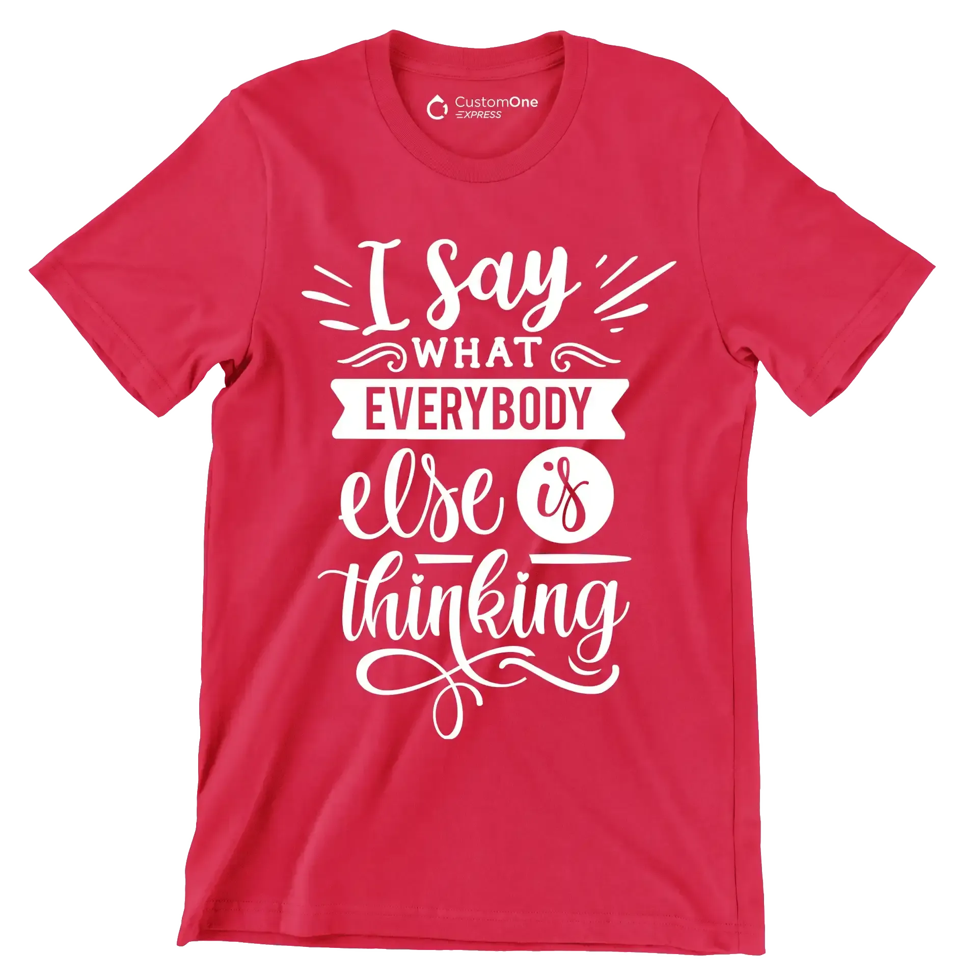 I run on coffee and sarcasm - Sarcasm Themed T-Shirt-Red-S-Custom One Express