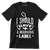 I should have a warning label - Sarcasm Themed T-Shirt-Black-S-Custom One Express