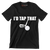 I'D TAP THAT - Golf Themed T-Shirt-Black-S-Custom One Express