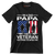 I_m a dad papa and a veteran nothing scares me - Father’s Day T-Shirt-Black-S-Custom One Express