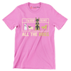 I'm here to pet all the dogs - Dog Themed T-Shirt-Pink-S-Custom One Express