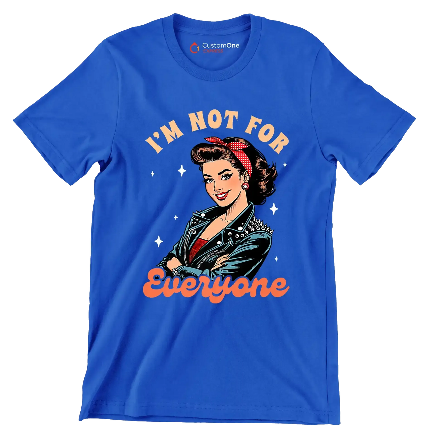 I'm not for everone - Retro Themed T-Shirt-Blue-S-Custom One Express