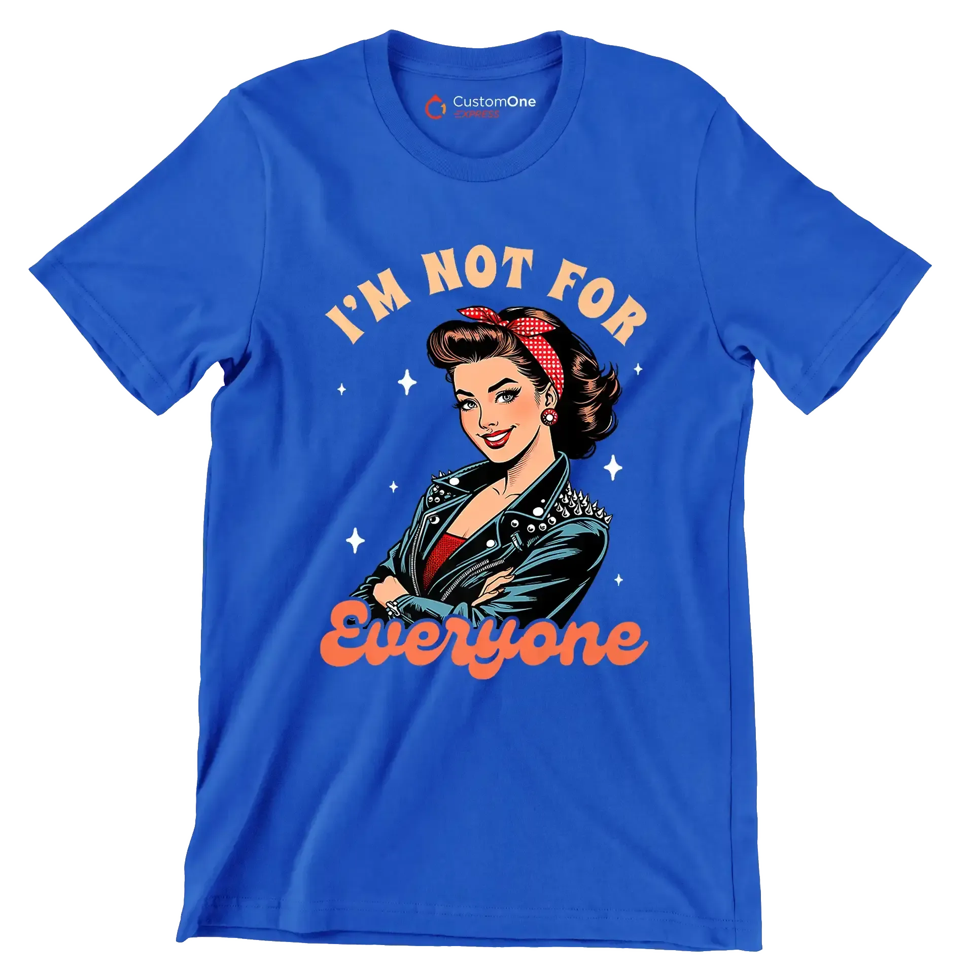 I'm not for everone - Retro Themed T-Shirt-Blue-S-Custom One Express