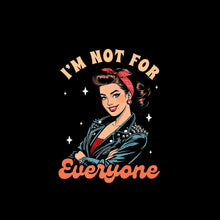 I'm not for everone - Retro Themed T-Shirt-Black-S-Custom One Express