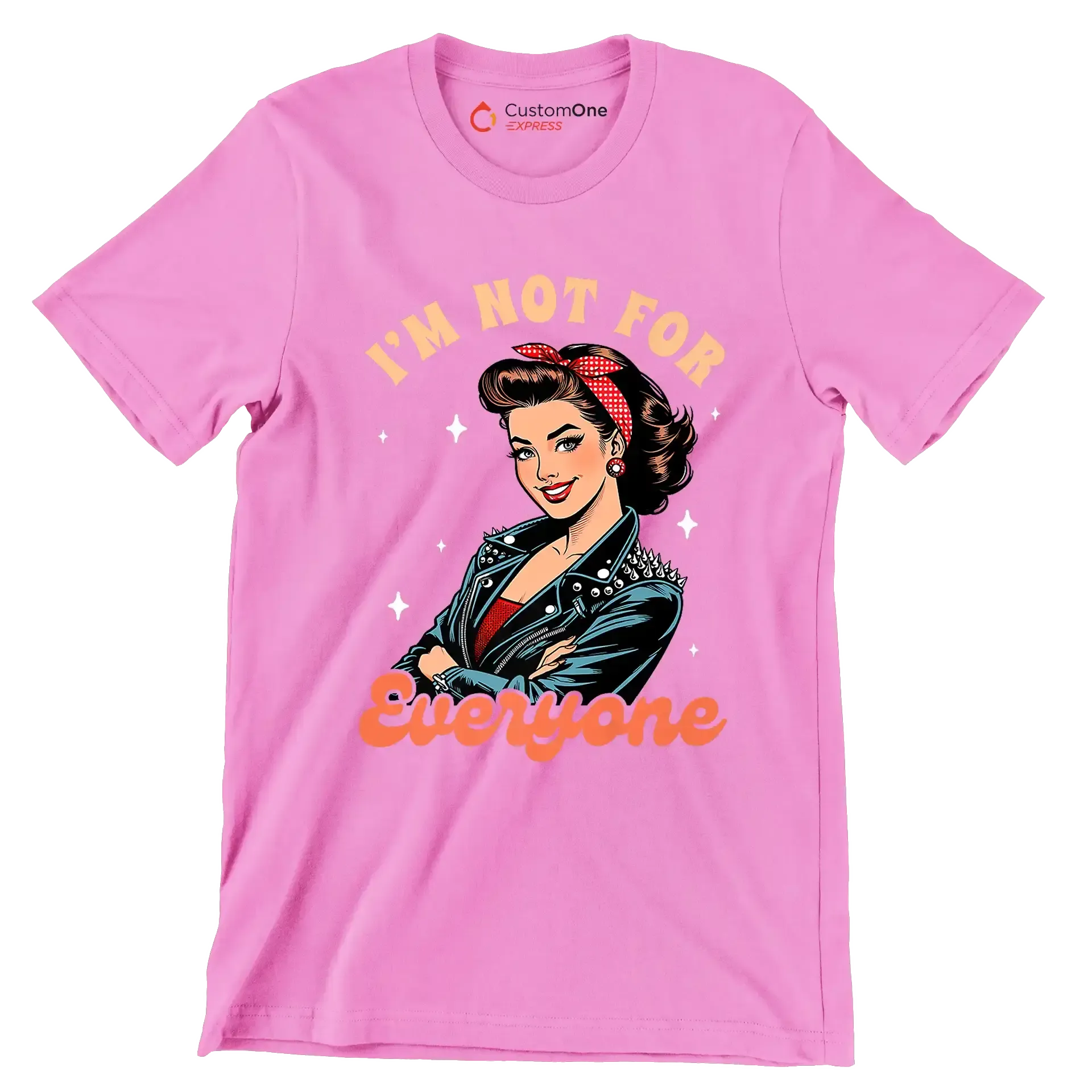 I'm not for everone - Retro Themed T-Shirt-Pink-S-Custom One Express